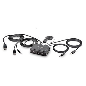 StarTech 2-PORT Hybrid Usb-c Displayport - C2-D46-UAC-CBL-KVM