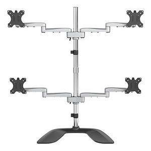 StarTech Vesa 75X75/100X100MM Desktop Quad Monitor - ARMQUADSS