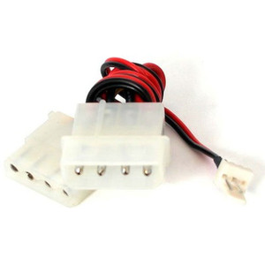 Startech 6IN Fan Adapter - TX3 To 2X LP4 Power Y - Cpufanadapt
