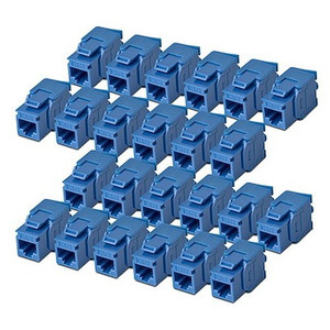 StarTech 24-PACK OF CAT6 RJ45 UTP Keystone - C6KEYTL180BL24PK