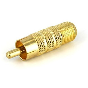StarTech RCA TO F Type Coaxial Adapter M/f Convert - RCACOAXMF