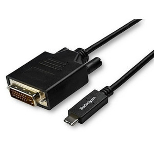 StarTech Black 10FT USB Type C DP ALT Mode HBR2 - CDP2DVI3MBNL