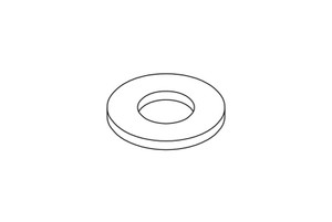 Chatsworth Washers: Type A Plain 3/8IN; Zinc - 20283-013 - Image 2