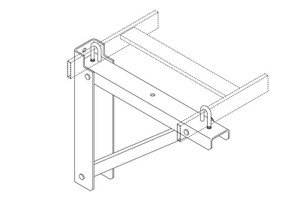 Chatsworth Triangular Support Bracket; Gray - 11746-124