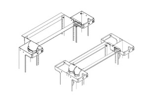 Chatsworth Rack Radius Drop; Glacier White; FOR - 12394-E01