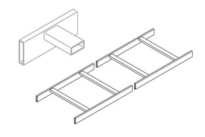 Chatsworth Telco-style Cable Runway; 15 W X - 11252-E15