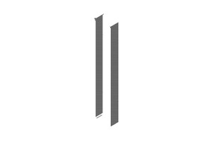 Chatsworth Side Panel KIT FOR Motive Vertical Cable - 32602-702
