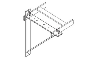 Chatsworth Triangular Support Bracket; Gray - 11312-118