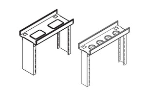 Chatsworth Rack Top-mount Cable Trough; FOR 19 - 12382-119