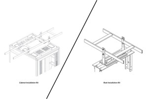 Chatsworth Cable Runway Elevation KIT FOR Cabinets; - 10506-112