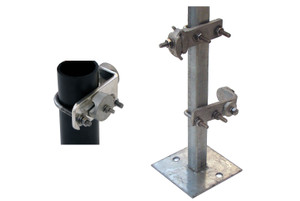 Chatsworth Pedestal Clamp With Bonding Connector; - 40169-001