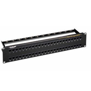 Black Box CAT6 Feed-through Patch Panel - 2U - JPM820A