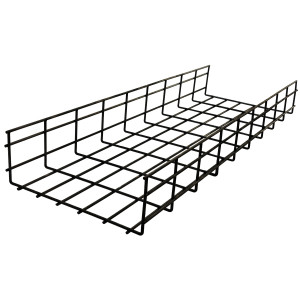 Hubbell HBT0624SBK 6in Wire Basket Tray