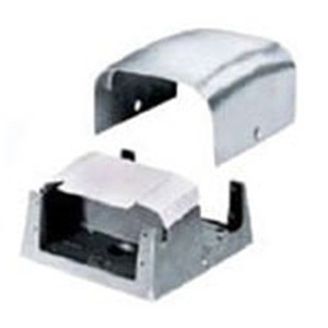 Pedestal Series - 3in. Through-Floor Fitting Painted Aluminum