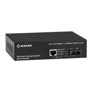 Black Box Gigabit Ethernet (1000-MBPS) POE - LPS500A-MM-SC-R3