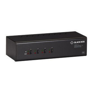 Black Box KVM Switch - 4-PORT Dual-monitor Mixed - KV6224DPH