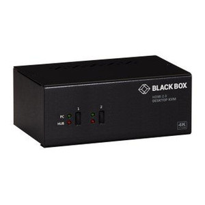 Black Box KVM Switch - 2-PORT Dual-monitor HDMI 2.0 4K - KV6222H