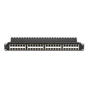 Black Box CAT5E Feed-through Patch Panel - 1U - JPM806A-HD