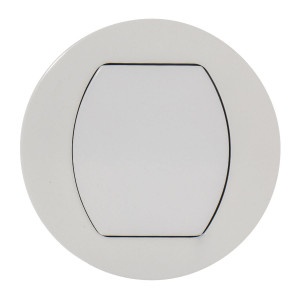 Hubbell KitchenCounter Trim Flush Mount White - RCT111W