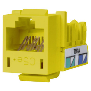 Hubbell HXJ5EY24 CAT5E Jack 24-Pack
