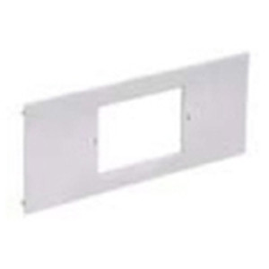 Angled Plate 4 Port Telco Ivory