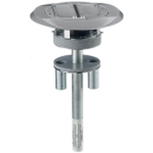 SystemOne Fire-Rated Poke-Through Fitting Three-Piece 4x4 Gray