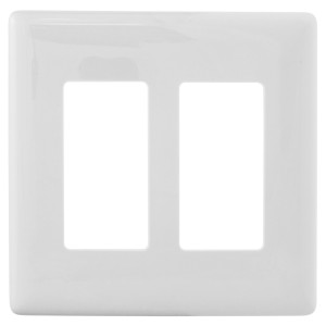 Hubbell NPS262W 2-Gang Decorator Wallplate