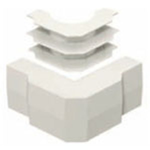 WallTrak (PW2) External Elbow (Base & Cover) Office White