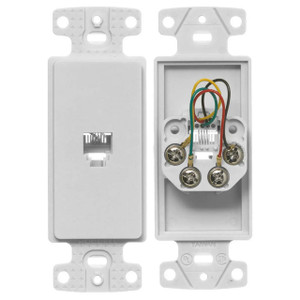 Hubbell NS770W Voice & Data Jack