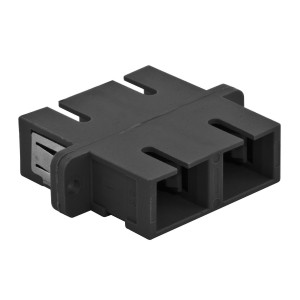 Hubbell SC Duplex Adapter - FANSCDSS6BK