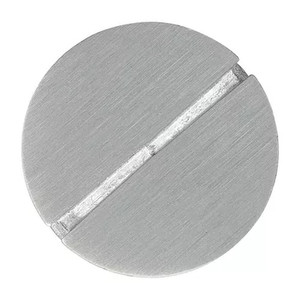 Hubbell S1RPLUG100ALU Flush Replacement Plug - Brushed Aluminum