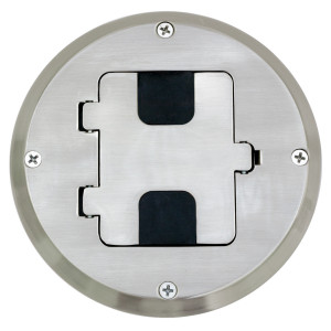 Hubbell RF515NI 1-Gang Floor Box Kit
