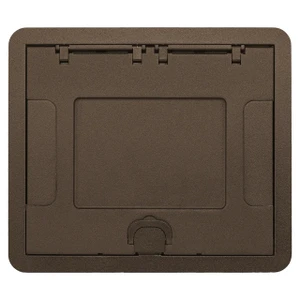 Hubbell 6/10G Carpet Cover - 610GCCVRBRZC