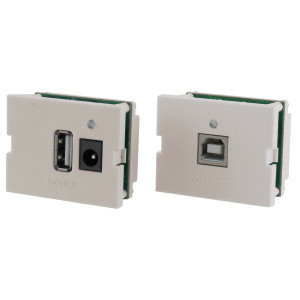 Hubbell IMU11015OW USB 2.0 Extender - White