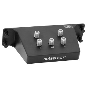 Hubbell Net Select Module 4-Way Coax 2.3GHz Plastic - NSOVM4