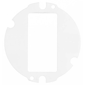 Hubbell SystemOne 4in. in. Recessed Series Sub Plate 2) Decorator Openings - S1R4SPSTYLE