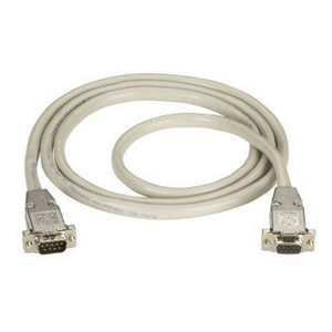 Black Box RS232 Shielded Cable - Metal Hood DB9 - EDN12H-0010-MF