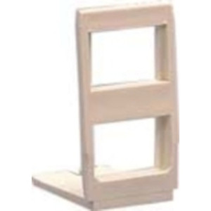 AMO Bracket Dual HD Jack Office White (Pack of 10)