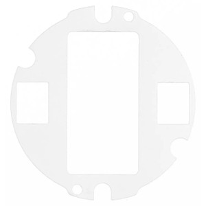 Hubbell SystemOne 4in. in. Recessed Series Sub Plate 1 Styleline & 2 Keystone - S1R4SP2X2STYLE