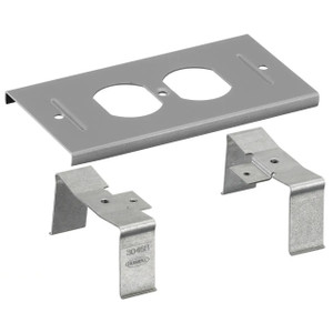 Hubbell HBL3046BEGY Duplex Receptacle Cover