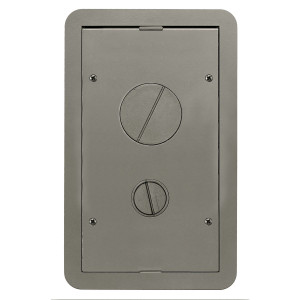 Hubbell 24GCFFCVRNK Carpet Feed Cover - Nickel