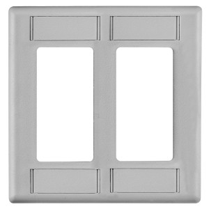 Hubbell IMFP2GY 2-Gang Wallplate