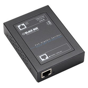 Black Box POE+ Gigabit Splitter - 5-12-VDC 6-AMP - LPS2001