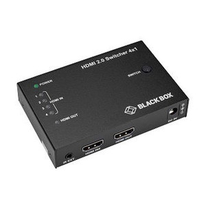 Black Box HDMI 2.0 4K Video Switch - 4X1 - VSW-HDMI2-4X1
