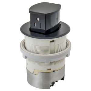 Hubbell RCT200BK Tamper-Resistant Receptacle