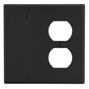 Hubbell P138BK Wallplate Blank