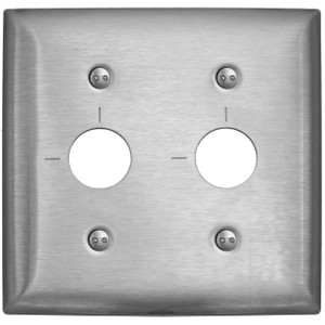 Hubbell SS22RKLM 2-Gang Security Plate