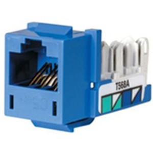 SpeedGain Category 5e Jack Universal Blue