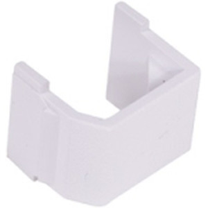 Hubbell AV Connector Blank Module White (10 Pack)