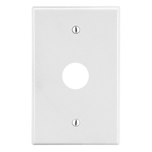 Hubbell P737W 1-Gang Wallplate
